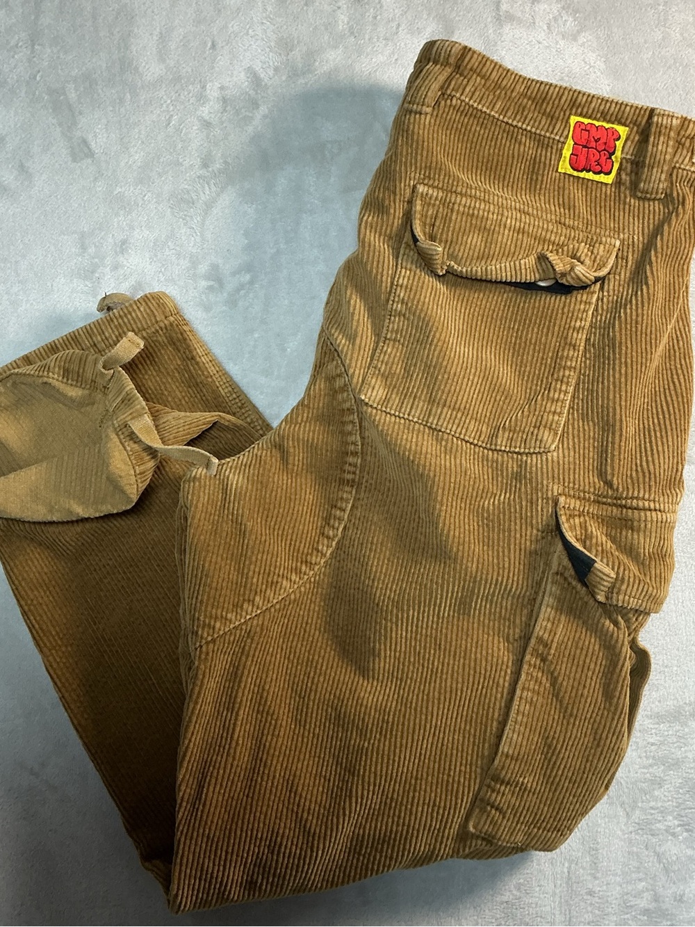 Empyre Relax Corduroy Pants Wide Leg Baggy Y2K Skater Grunge sz 34
